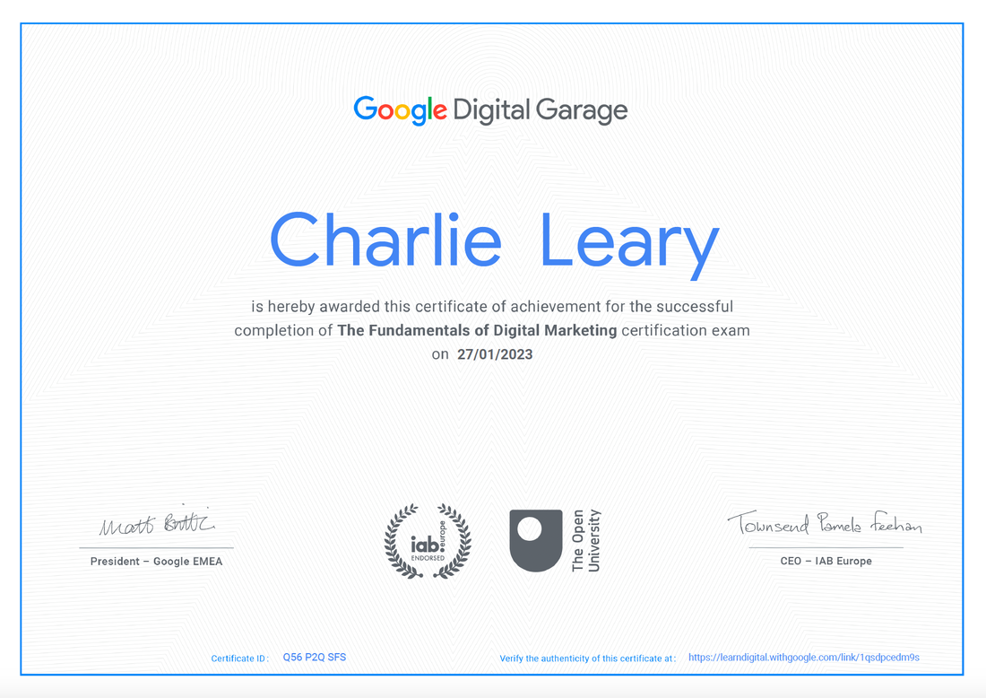 Fundamental of Digital Marketing Certificate